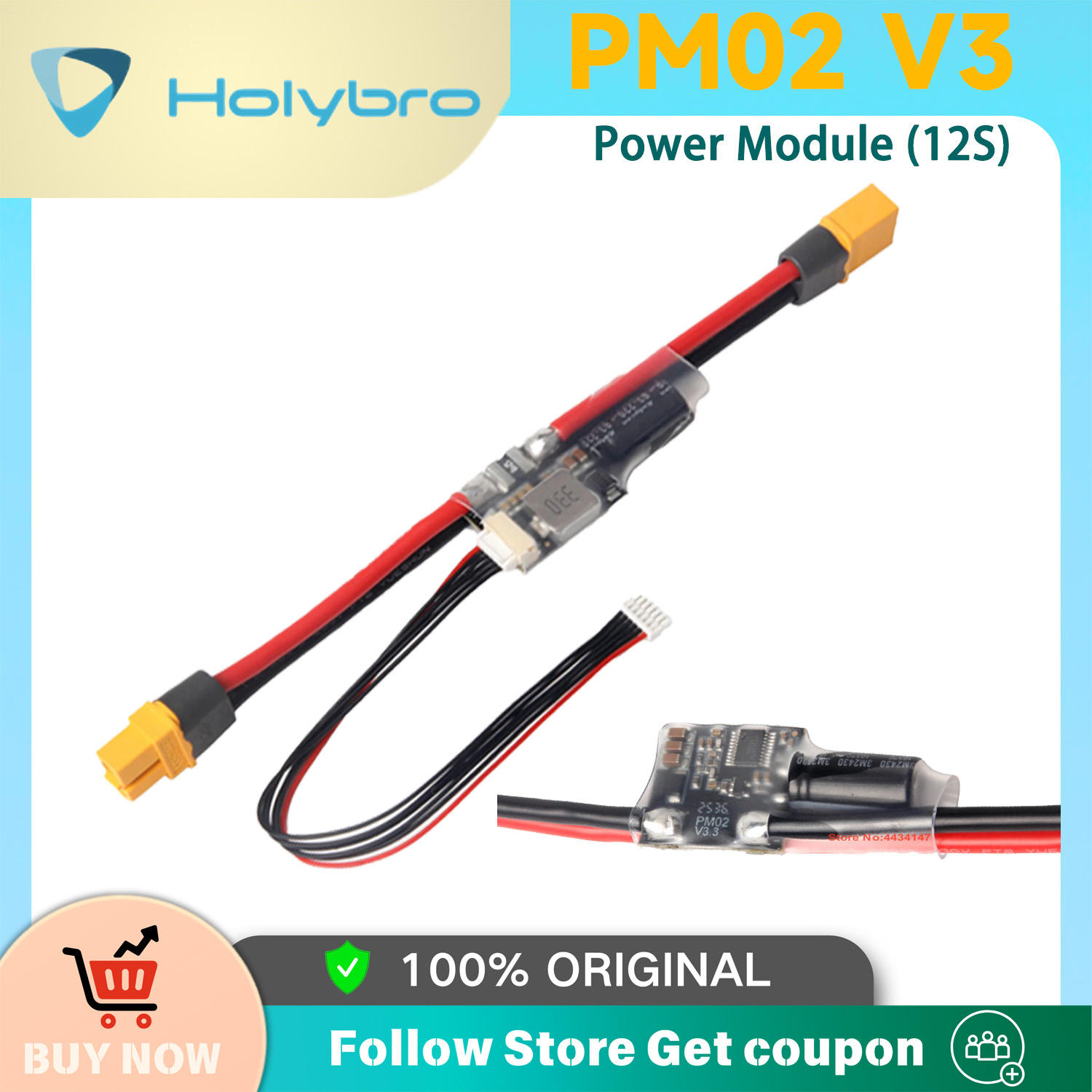 Drone Kit Hexacopter - Holybro PM02D Módulo de Potência 2S-12S