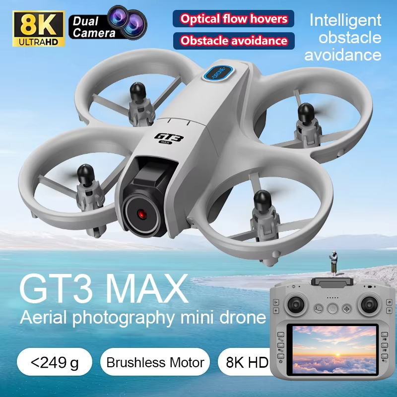 Drone Kit Tricopter - Novo Drone GT3 MAX 8K HD