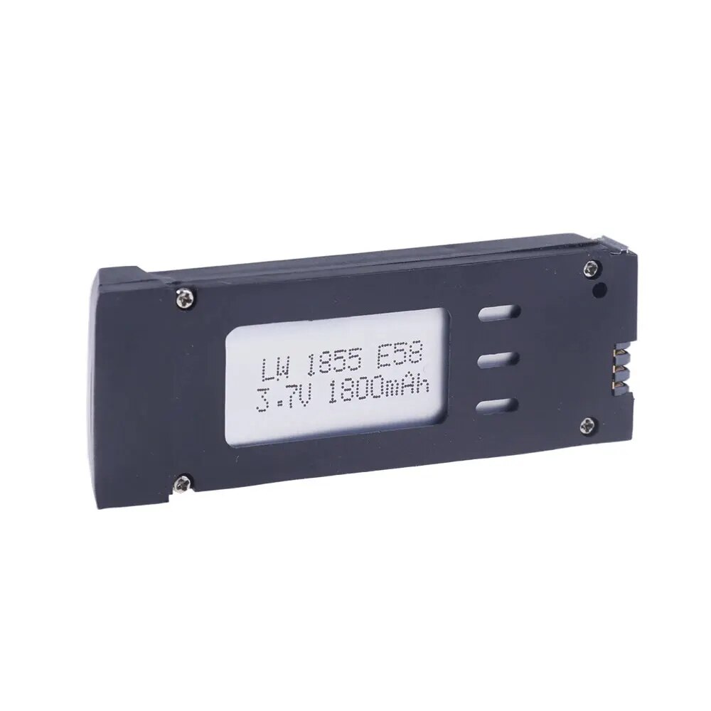 3.7V 1800mAh RC Drone Bateria  - Eachine Drone E58 avaliação e preço